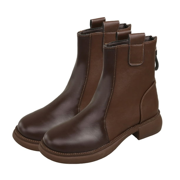 Comfortable flat booties sales