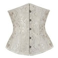 thumbnail image 1 of Fesfesfes Corsets For Women Floral Overbust Corset Shapewear Bustier Lingerie Gothic Shapewear Under $10, 1 of 4