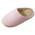 thumbnail image 1 of Fesfesfes Cozy Indoor Slippers for Men and Women Ultra Soft Comfort House Shoes Lightweight Breathable Non Slip Sole Perfect for Home Relaxation Home Wear All Season(Pink,38(US:6.5)), 1 of 3