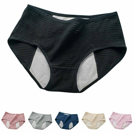 Fesfesfes Cute Underwear For Womens Fashionable Classic High Waisted Breathable And Seductive Solid Color Underwear