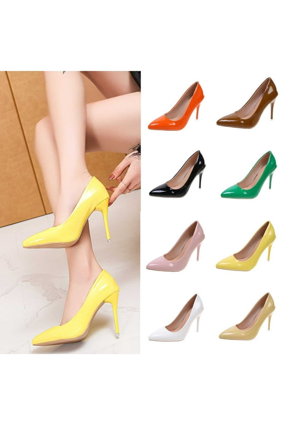 Dress Heels Womens Summer Shoes Fashion Slippers Sandals High Heels Sandals Outwear 9.5(43)