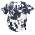 thumbnail image 1 of Fesfesfes Exercise Clothes for Women Fashion Women's Casual Short Sleeve Round-Neck Printed Ladies Tops Blouse Women's Short Sleeve Tops L(US:8), 1 of 5