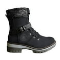 thumbnail image 1 of Fesfesfes Fall Boots Women Mid-low-tube And Winter Europe And America Wool Stitching Wool 6.5(38), 1 of 9