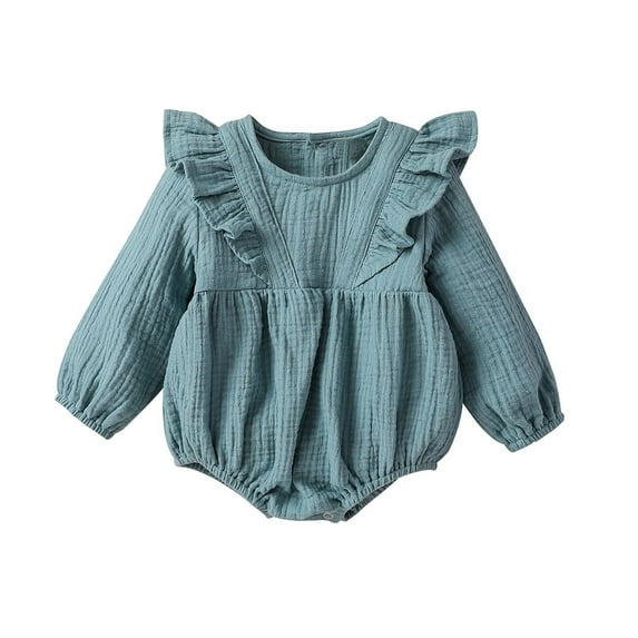 Fesfesfes Fall Infant Onesie Kids Baby Girls Cute Clothes Jumpsuit Long Sleeve Bodysuit Romper