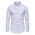 thumbnail image 1 of Fesfesfes Fall Men's Shirt Turtleneck Pullover Tops Long Sleeve Shirt Men's Sweatshirt Sale Items, 1 of 9