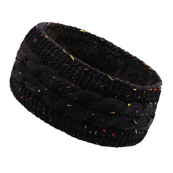 Fesfesfes Fall and Winter Headband Pure Color Wool Knitted Hair Band Stretchy Knitting Sports Headband,Clearance,Second Piece Free Shipping