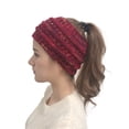 thumbnail image 1 of Fesfesfes Fall and Winter Knitted Headband Horsetail Hat Wool Headband Pullover Headwear,,Second Piece Free Shipping, 1 of 9