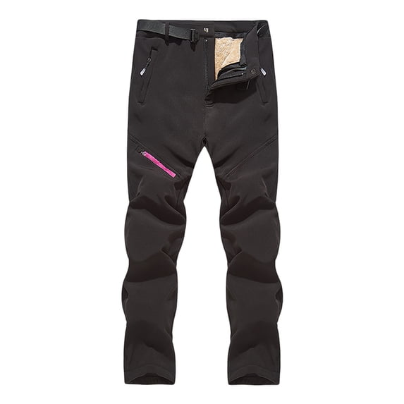 Fesfesfes Fall and Winter Women Pant Removable Outdoor Assault Pants Fleece Thickened Soft Shell Ski Pants On Sale