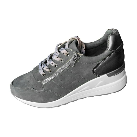 Fesfesfes Fashion Casual Thick-soled Sneakers Increased Sports Casual Sneakers Women’s Comfy Shoes US:5.5(36)