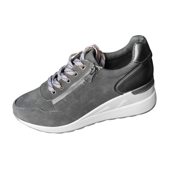 Fesfesfes Fashion Casual Thick-soled Sneakers Increased Sports Casual Sneakers Women’s Comfy Shoes US:7.5(40)