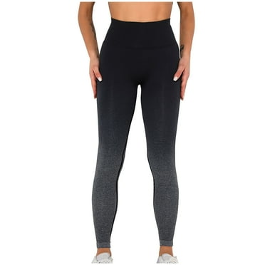 Fesfesfes Fashion Leggings Women Gradient Color Ladies High Waist Slim Leg Yoga Pants Sports Long Pants Spring Saving