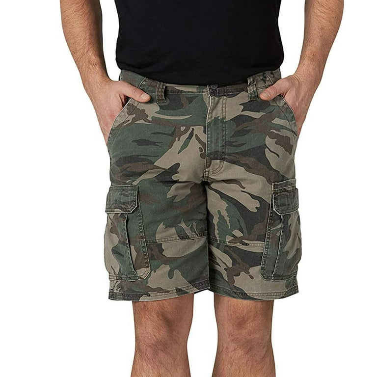 Fesfesfes Fashion Mens Shorts Pocket Zipper Shorts Leisure Time Walkshort  Loose Casual Short Pants Spring Saving 