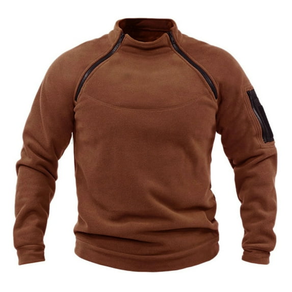 Fesfesfes Fashion Mens Sweatshirt Men's Pullover Casual Long Sleeve Lightweight Patchwork Tops Sweatshirts