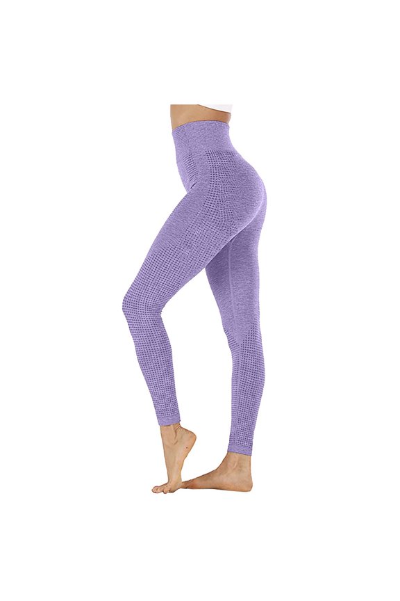 Fashion Women Hip Seamless Point High Waist Speed Dry Pants Fitness Yoga Pants Spring