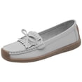thumbnail image 1 of Fesfesfes Flats Shoes for Women Round Toe Versatile Flat Shoes Soft Bottom Large Size Casual Color Shoes Synthetic Shoes 35(4.5), 1 of 3