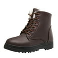 thumbnail image 1 of Fesfesfes Fuax-Leather Boots For Women Winter Snow Keep Warm And Velvet Cotton Shoes Female Student Short 36(US:6), 1 of 6