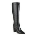 thumbnail image 1 of Fesfesfes Fuzzy Boots for Women Fall And Winter Boots Thick High-heeled Snake Print Sleeve Round Toe High Boots Boots US:10(44), 1 of 5