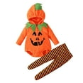 thumbnail image 1 of Fesfesfes Girl Clothes 2T Halloween Jumpsuit Baby Crawling Suit Long Sleeve Baby Summer Jumpsuit Newborn Pajamas, 1 of 7