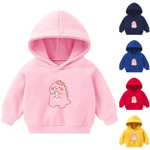 Fesfesfes Girls Hooded Sweatshirt Fashion Girl And Boy Casual Long Sleeve Tops Hoodie Printing Tops