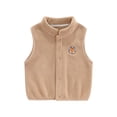 thumbnail image 1 of Fesfesfes Girls Jackets Toddler Baby Boys Girls Solid Color Plush Cute Winter Casual Keep Warm Singlet Coat Singlet Clearance, 1 of 9