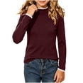 thumbnail image 1 of Fesfesfes Girls Lace Trim Crew Neck Top Brushed Long Sleeve Shirt, Warm Winter Base Layer for School Casual Wear Ages 10-15 Years, 1 of 9