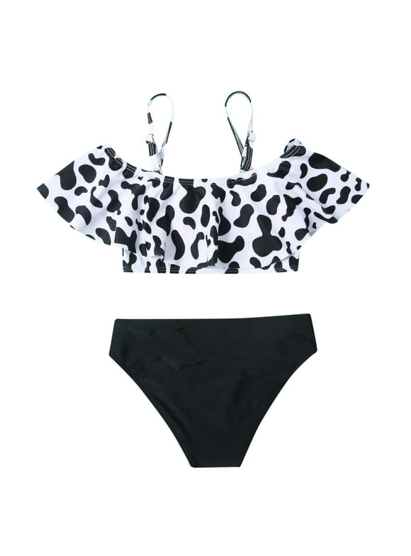 Girls Leopard Swimsuit
