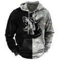 thumbnail image 1 of Fesfesfes Graphic Hoodies for Men Summer New Pure Cotton And Top Comfortable Fashion Blouse Top White Sweatshirt Holiday, 1 of 3