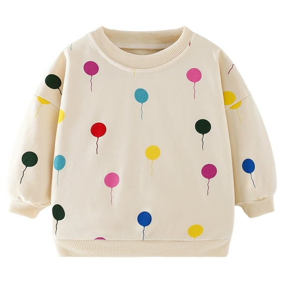 Fesfesfes Gray Sweatshirt Fall And Winter Fashionable Sleeve Flower Long Sleeve Sweatshirt Cute Girls Pullover Sweatshirt