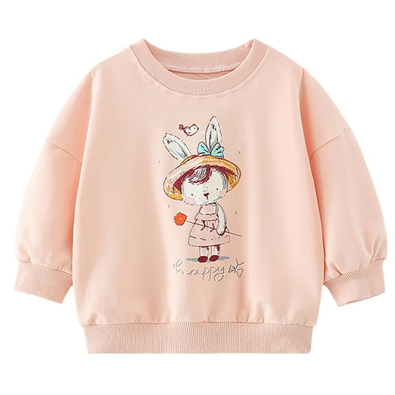 Fesfesfes Gray Sweatshirt Fall And Winter Fashionable Sleeve Flower Long Sleeve Sweatshirt Cute Girls Pullover Sweatshirt
