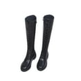 thumbnail image 1 of Fesfesfes High Boots for Womens Lined Winter Boots Lace Up Boots for Teen Girls Gothic Boot Knee High Casual Black Boots Young Ladies, 1 of 9