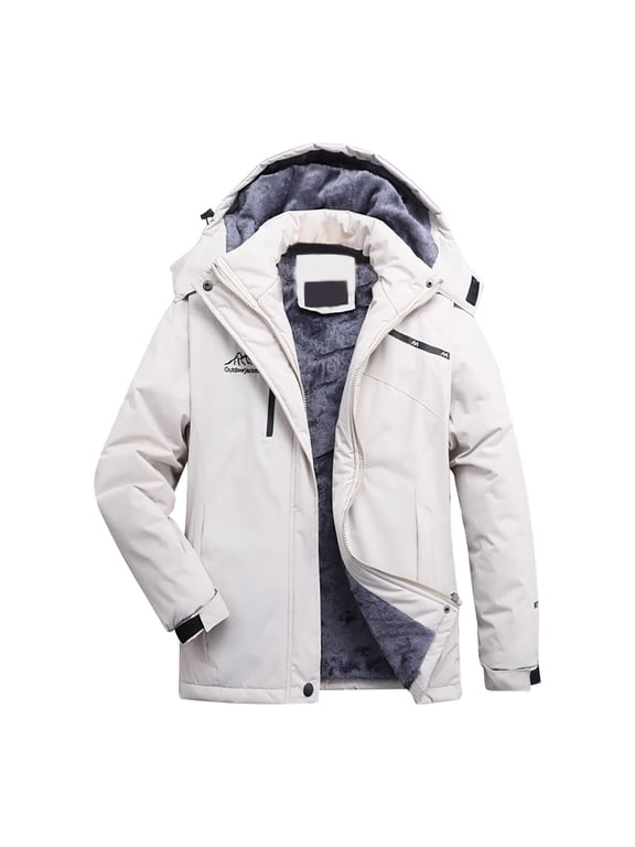 Hiking Jacket for Outdoor Charging Suit For Women Outdoor Breathable, Plush And Thickened Mountain Climbing Suit, Trendy Jacket