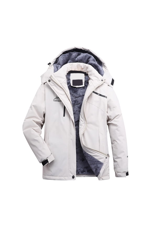 Hiking Jacket for Outdoor Charging Suit For Women Outdoor Breathable, Plush And Thickened Mountain Climbing Suit, Trendy Jacket