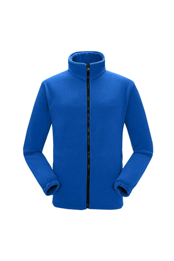 Hiking Jacket for Womens Warm Double-sided Fleece Jacket With Thickened Outdoor Fall Jacket Inner Liner Jacket
