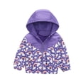 thumbnail image 1 of Fesfesfes Hooded Jackets Toddler Kids Baby Boys Girls Windproof Jackets Cute Dinosaur Pattern Jacket Coat Saving Sale, 1 of 9