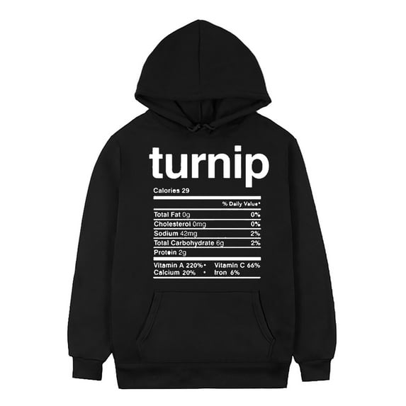 Fesfesfes Hooded Sweatshirt for Men Healthy Recipes Printed Long Sleeve Hooded Tops Casual Pullover Sweatshirt