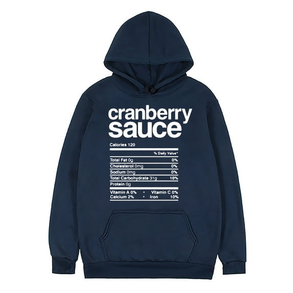 Fesfesfes Hooded Sweatshirt for Men Healthy Recipes Printed Long Sleeve Tops Casual Hooded Pullover Sweatshirt Tops on