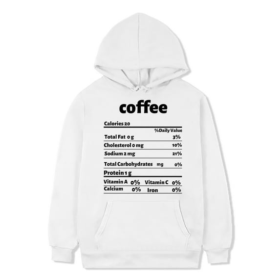 Fesfesfes Hooded Sweatshirt for Men Healthy Recipes Printed Loose Long Sleeve Hooded Tops Casual Pullover Sweatshirt Clearance Under $10