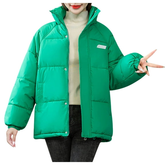 Fesfesfes Hoodie Coat for Women Hoodless Zippers Solid Loose Long Sleeve Warm Blouse Coat Jackets