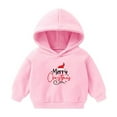 thumbnail image 1 of Fesfesfes Hoodie Sweatshirt for Boys and Girls Hoodie Shirts Casual Christmas Print Long Sleeve Tops Children Hooded Pullover Tops, 1 of 5