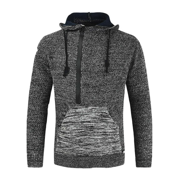 Fesfesfes Hoodie Tops for Men Men Outdoor Multi-pocket Fleece Sweater Military Double Sided Fleece Hooded Jacket Men Hooded Sweatshirts Coat Hooded Sweatshirts