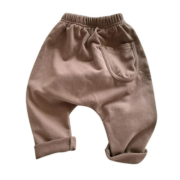 Fesfesfes Infant Baby Pants Mid Waist Solid Color Strip Print Thin Pants Casual Newborn Baby Summer Pants