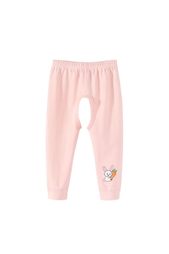 Infant Open Crotch Pants Baby Thin Pants Casual Elastic Waist Pants Loose Comfortable Pants
