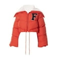 thumbnail image 1 of Fesfesfes Jacket Coat for Women Fleece Jacket Windproof Warm Fleece Patchwork Fleece Collar Jacket Under $10, 1 of 6