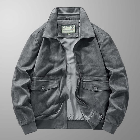 Fesfesfes Jacket for New Fashion Casual Lapel Casual Lamb Fleece Jacket Corduroy Plus Fleece Thickened Long Sleeve Hoodless Casual Outwear Jackets Sale Items