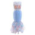 thumbnail image 1 of Fesfesfes Kids Girls Tulle Dress Bowknot Pageant Gown Toddler Girls Mermaid Dress Party Princess Wedding Dress Spring Saving, 1 of 4