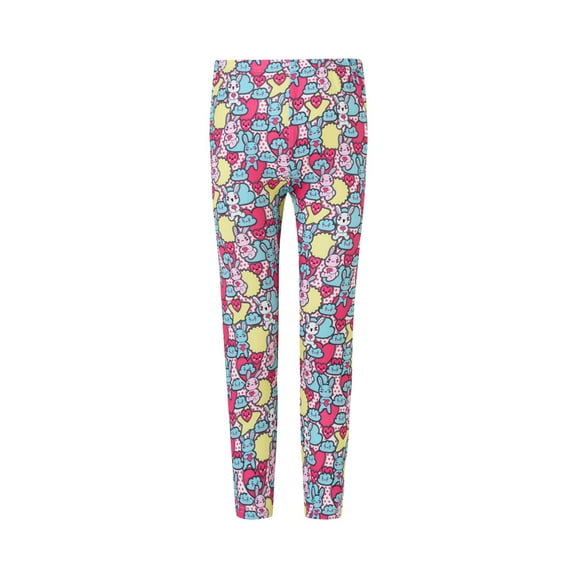 Fesfesfes Kids Leggings Girls Gradient Skinny Pants Digital Comfy Leggings