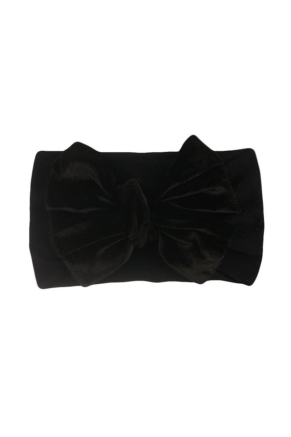 Kids Newborn Girls Baby Solid Velvet Headband Hair Band Bow Accessories Headwear,,Second Piece Free Shipping