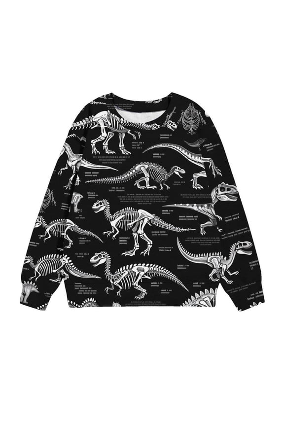 Kids Sweatshirts Children's Shirt Long Sleeved Pattern T-shirt Printed Round Neck Short Top Suitable For Boys And Girls 1-12 T-shirts