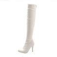 thumbnail image 1 of Fesfesfes Knee Boots For Women Shoes Winter Pointed Thin High-heeled Boots US:9(42), 1 of 7