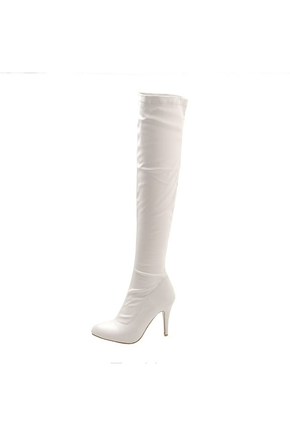 Knee Boots For Women Shoes Winter Pointed Thin High-heeled Boots US:6(37)